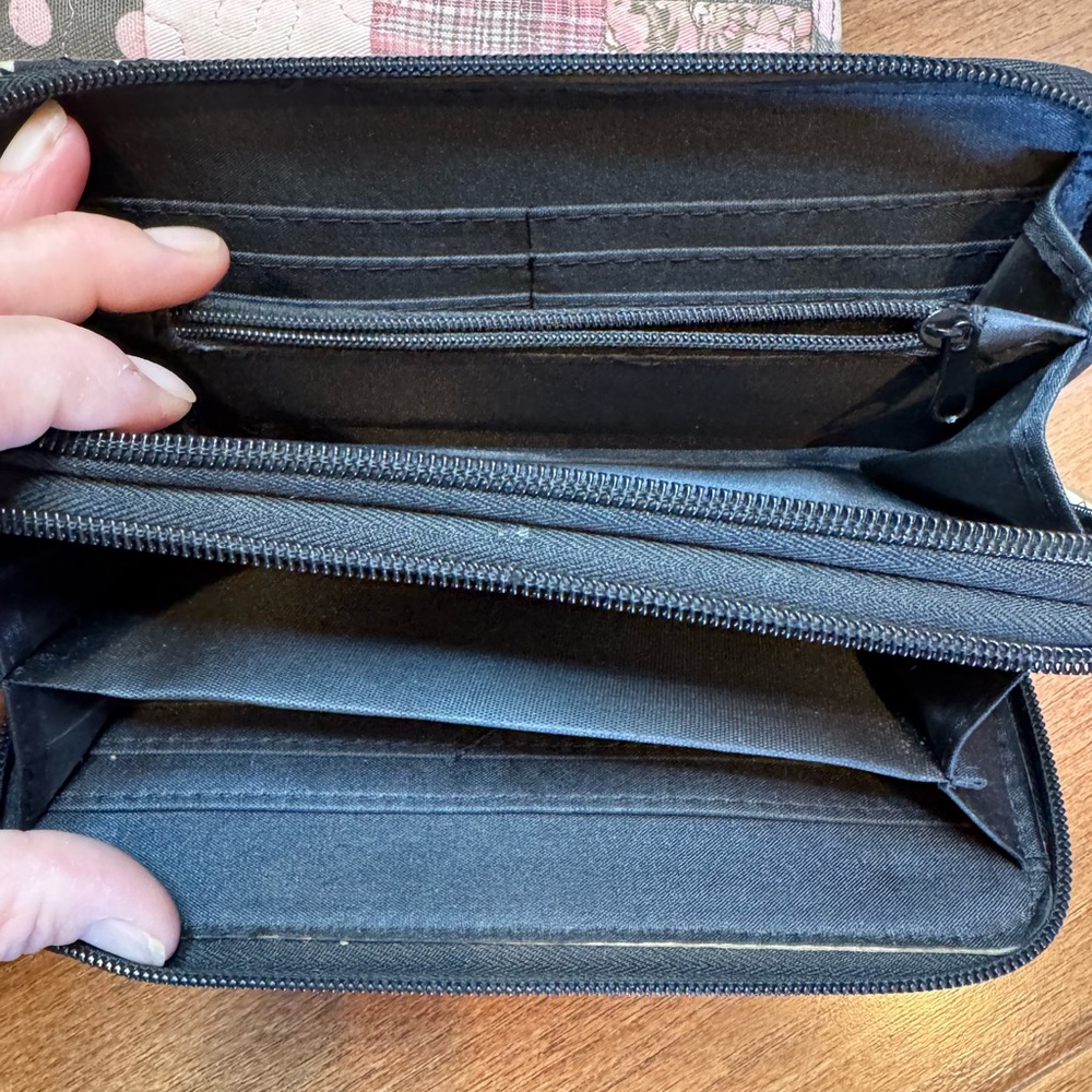 Donna Sharp Patchwork Wallet/Crossbody - Pink And… - image 3